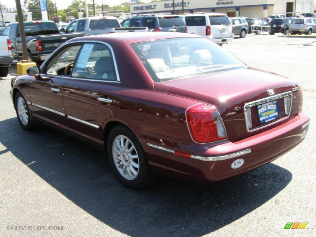 2004 XG350 L Sedan - Bordeaux Red Metallic / Beige photo #5