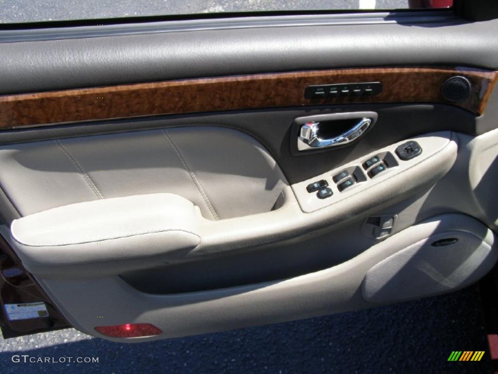2004 XG350 L Sedan - Bordeaux Red Metallic / Beige photo #9