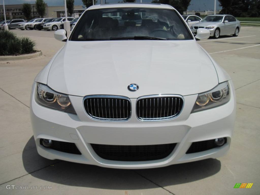 2011 3 Series 335i Sedan - Alpine White / Beige photo #5
