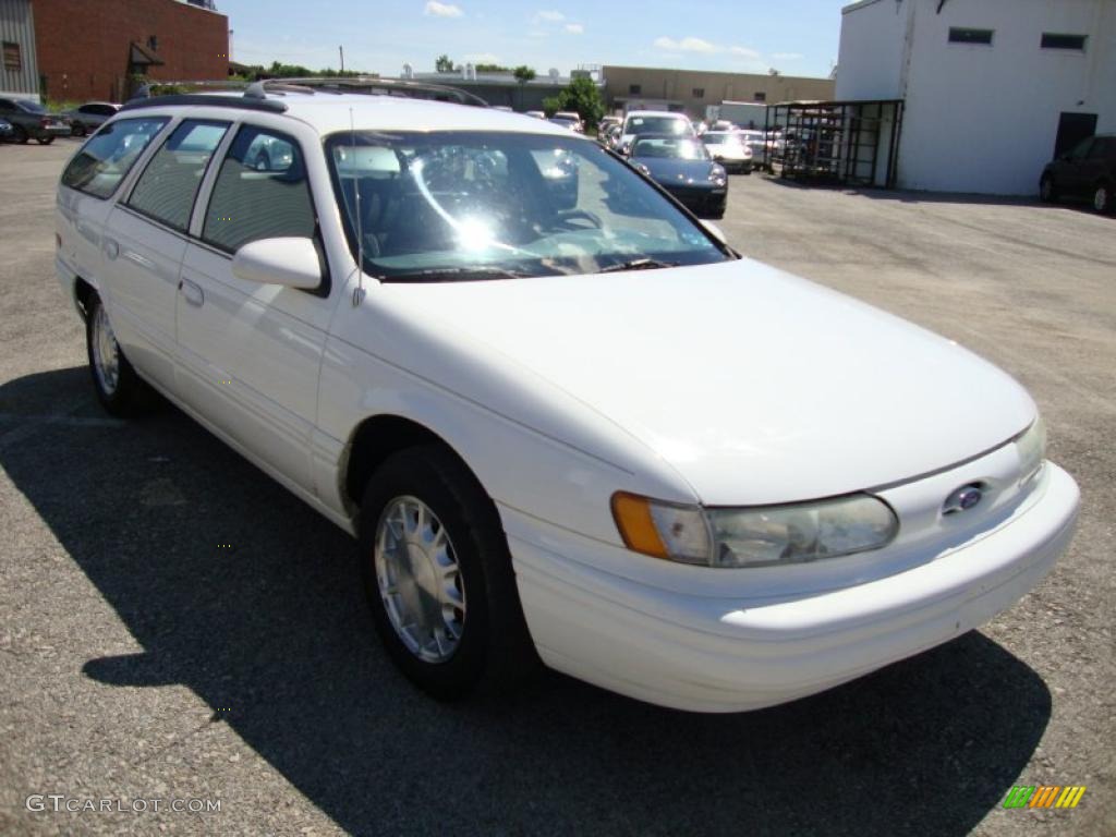 1995 Taurus LX Sedan - Performance White / Grey photo #4