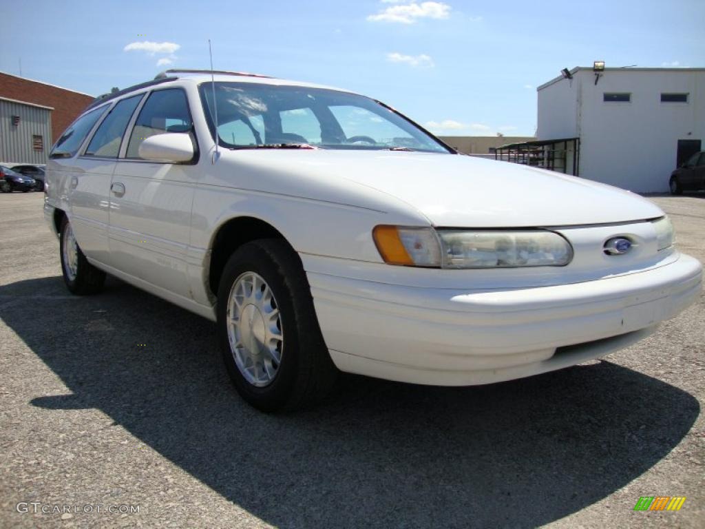 1995 Taurus LX Sedan - Performance White / Grey photo #5