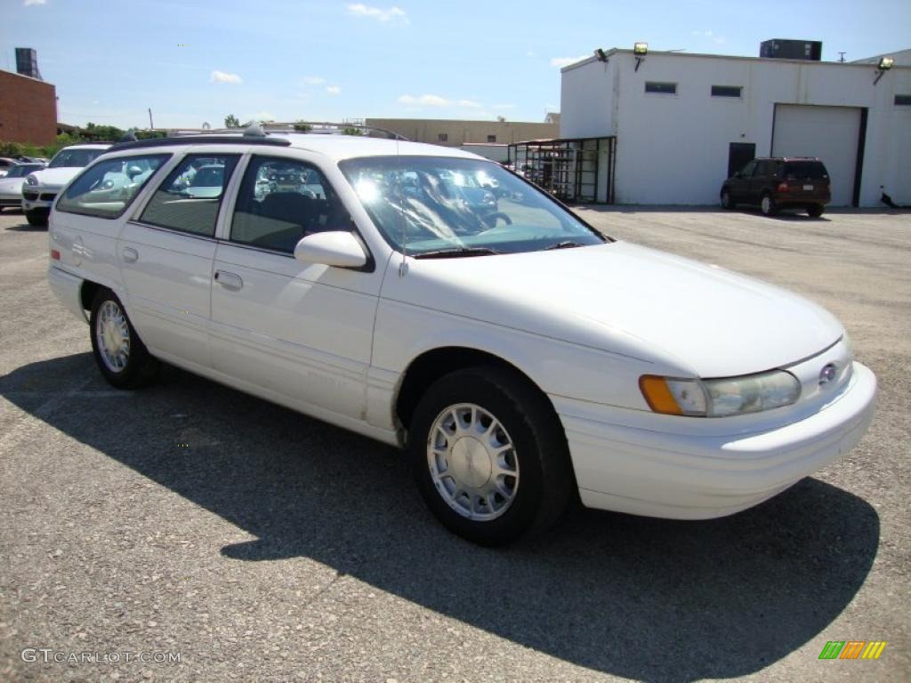 1995 Taurus LX Sedan - Performance White / Grey photo #6