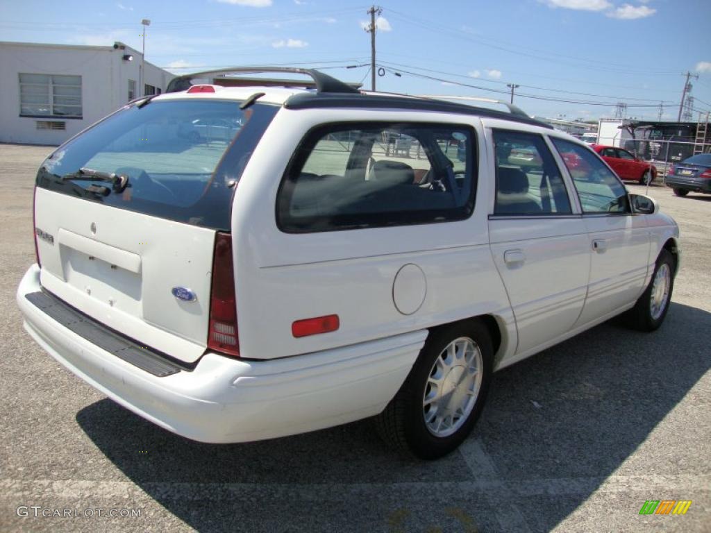 1995 Taurus LX Sedan - Performance White / Grey photo #8