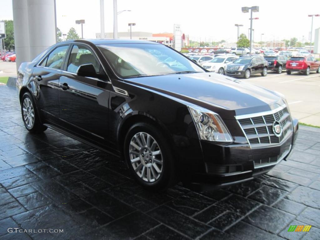 2010 CTS 3.0 Sedan - Black Cherry / Light Titanium/Ebony photo #2