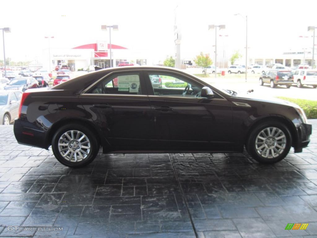 2010 CTS 3.0 Sedan - Black Cherry / Light Titanium/Ebony photo #3