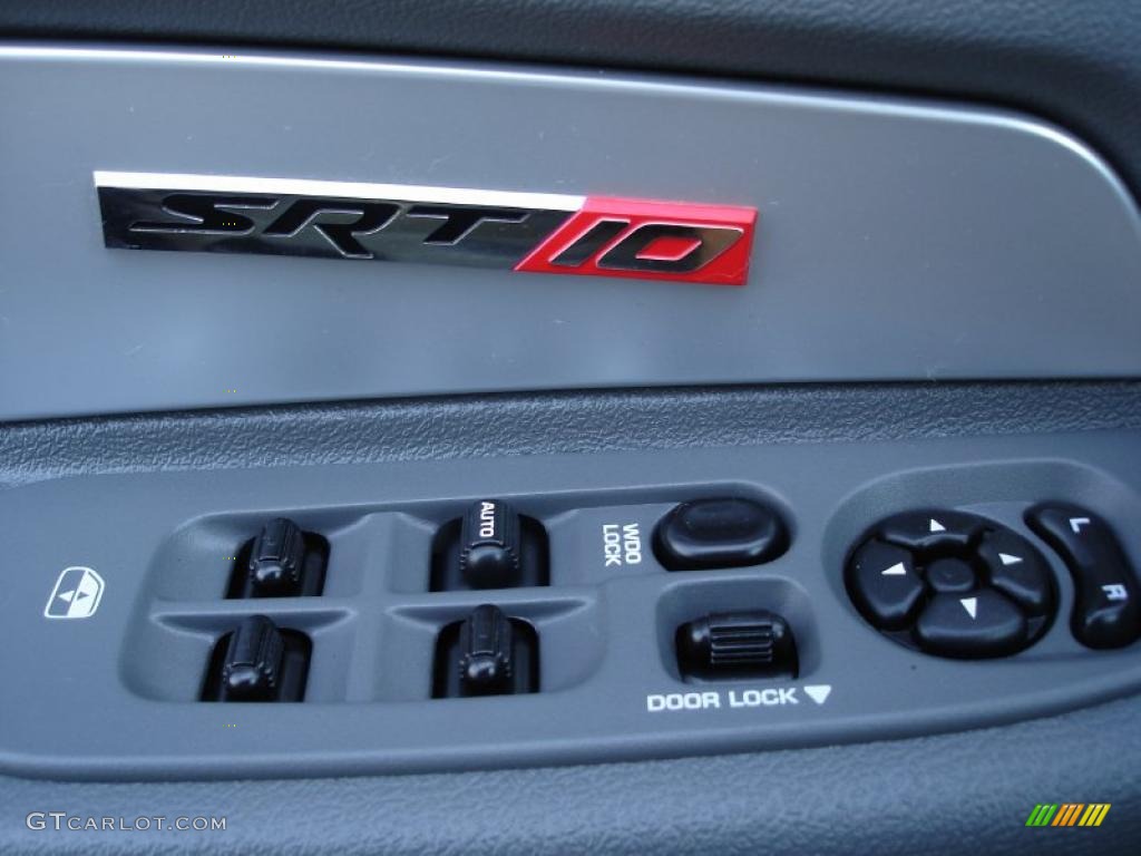 2006 Ram 1500 SRT-10 Quad Cab - Inferno Red Crystal Pearl / Medium Slate Gray photo #9