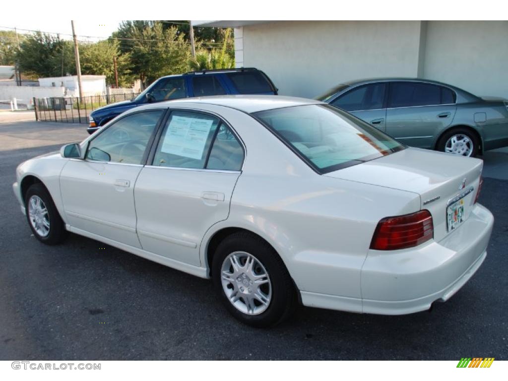 2000 Galant ES - Northstar White / Tan photo #12