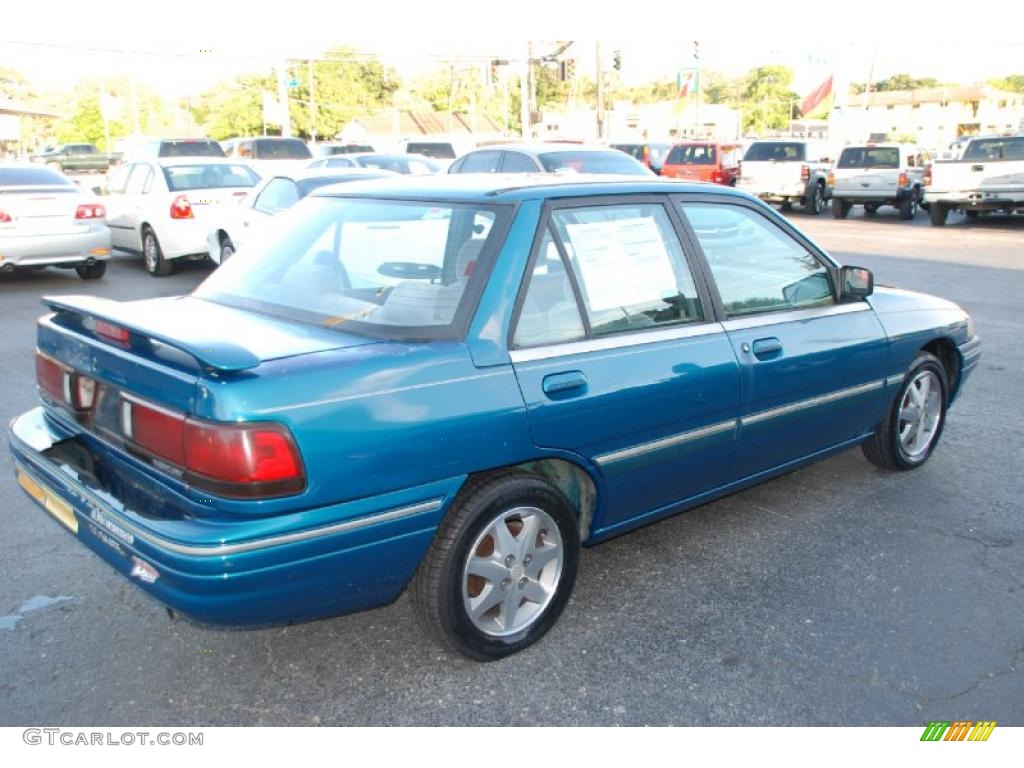 1995 Tracer Sedan - Bright Calypso Green Metallic / Grey photo #5