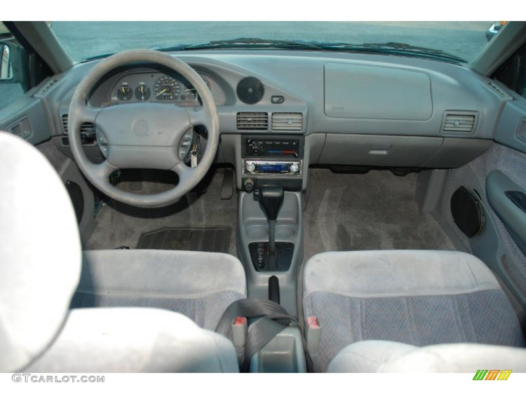 1995 Tracer Sedan - Bright Calypso Green Metallic / Grey photo #9