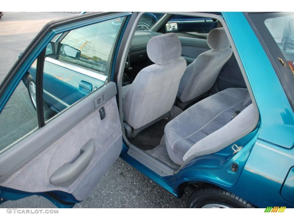 1995 Tracer Sedan - Bright Calypso Green Metallic / Grey photo #12