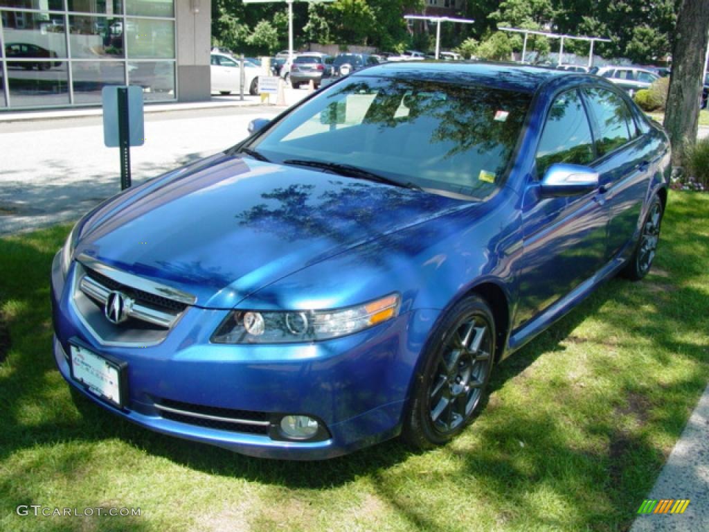 2007 TL 3.5 Type-S - Kinetic Blue Pearl / Ebony/Silver photo #2