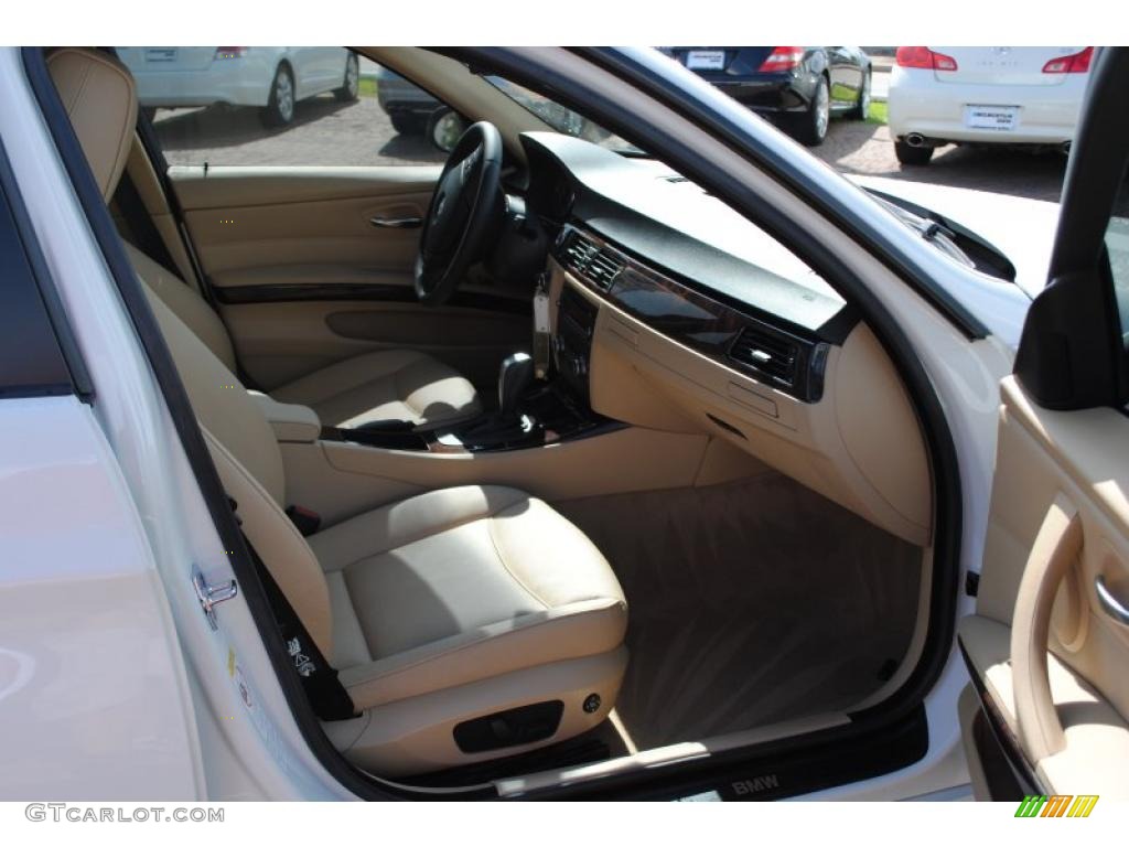 Cream Beige Interior 2008 BMW 3 Series 328i Sedan Photo #33624098