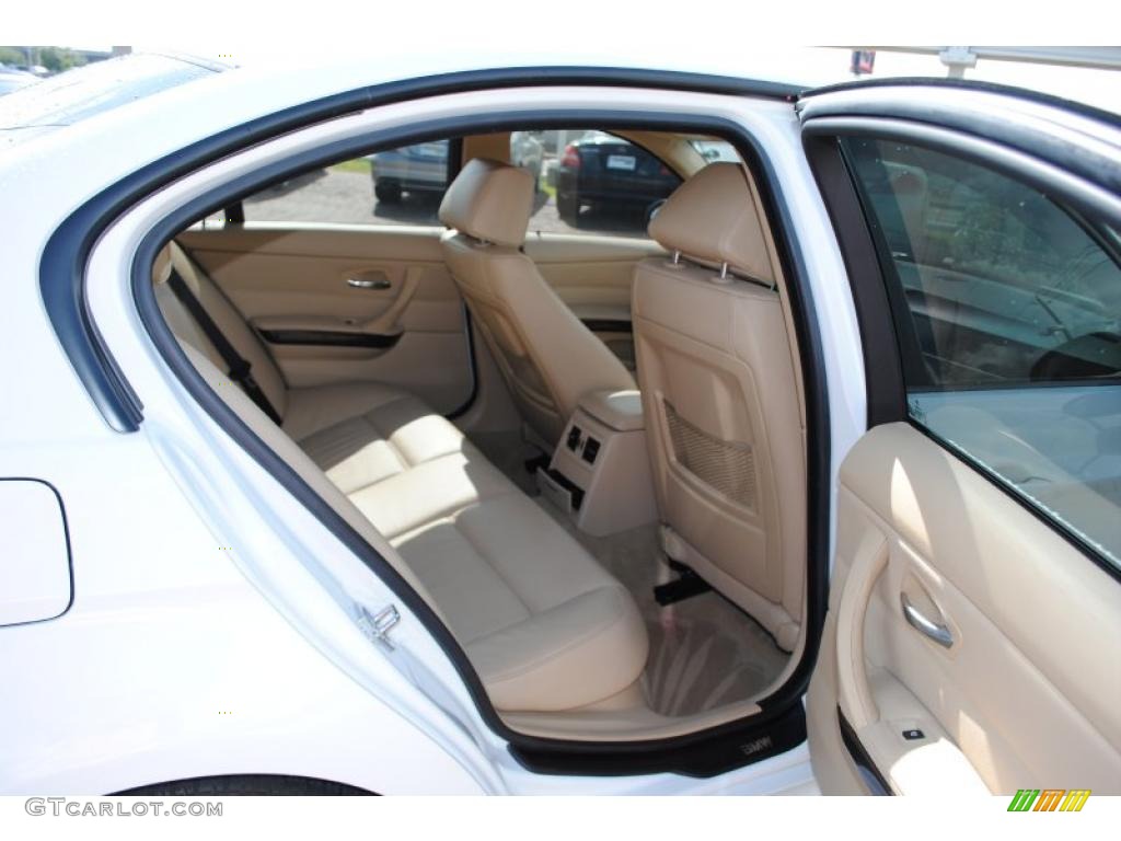 Cream Beige Interior 2008 BMW 3 Series 328i Sedan Photo #33624110