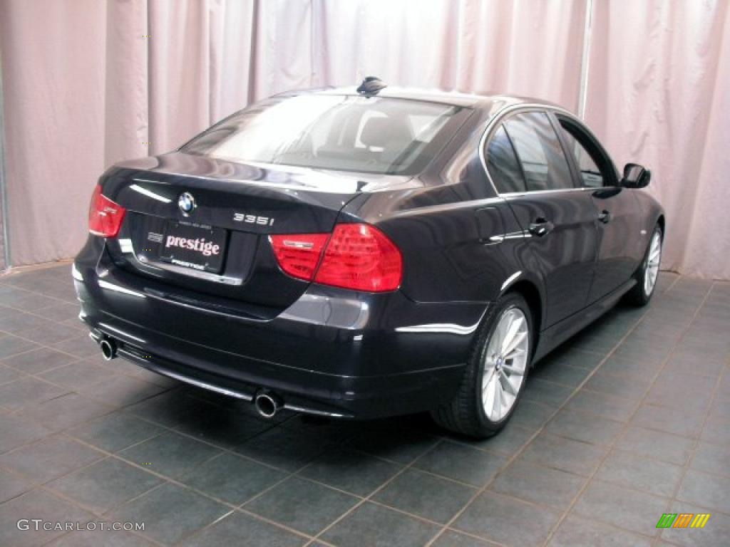 2009 3 Series 335i Sedan - Monaco Blue Metallic / Black photo #2