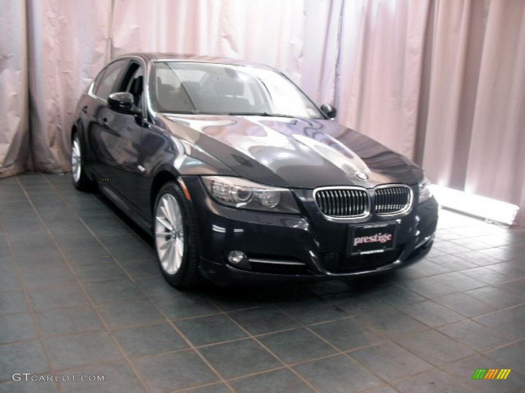 2009 3 Series 335i Sedan - Monaco Blue Metallic / Black photo #13