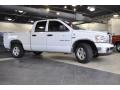 2007 Bright White Dodge Ram 1500 SLT Quad Cab  photo #3