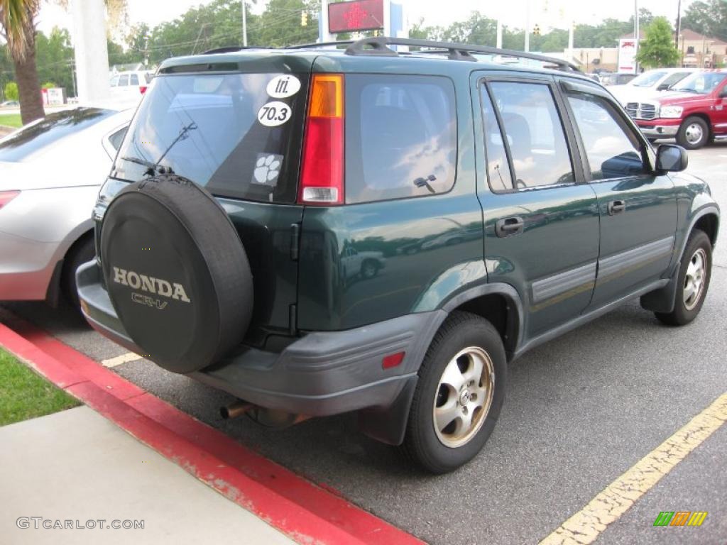 1999 CR-V LX - Clover Green Pearl / Charcoal photo #4