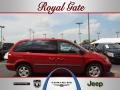 2007 Inferno Red Crystal Pearl Dodge Caravan SXT  photo #1