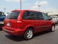 2007 Inferno Red Crystal Pearl Dodge Caravan SXT  photo #3