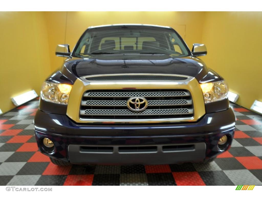 2008 Tundra Limited Double Cab 4x4 - Nautical Blue Metallic / Graphite Gray photo #2