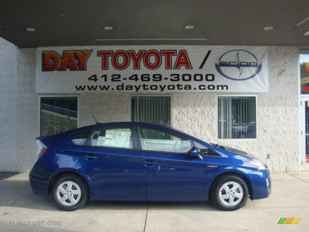 2010 Prius Hybrid III - Blue Ribbon Metallic / Bisque photo #1