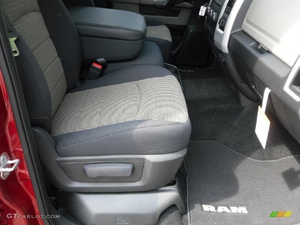 2010 Ram 1500 Big Horn Crew Cab - Inferno Red Crystal Pearl / Dark Slate/Medium Graystone photo #20