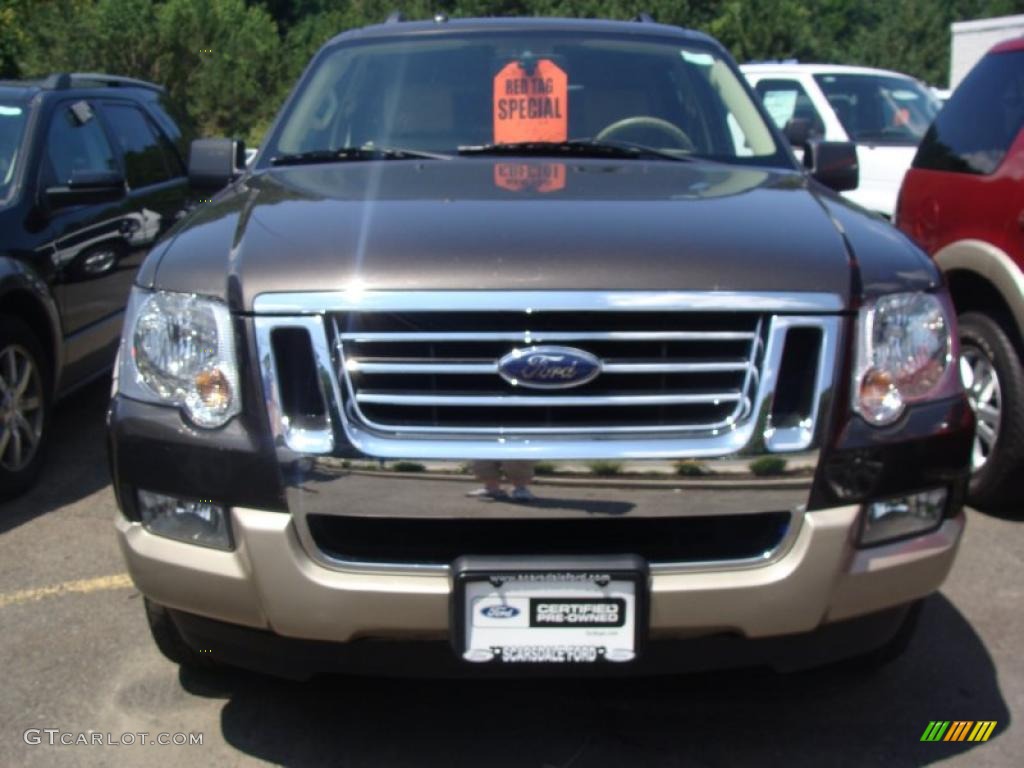 2007 Explorer Eddie Bauer 4x4 - Dark Stone Metallic / Camel photo #2