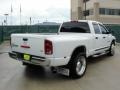 2003 Bright White Dodge Ram 3500 SLT Quad Cab Dually  photo #3