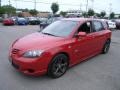 2004 Velocity Red Mazda MAZDA3 s Hatchback  photo #1