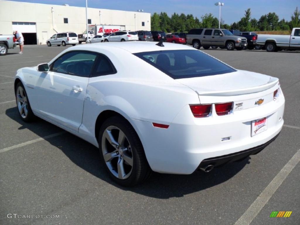 2011 Camaro LT/RS Coupe - Summit White / Beige photo #2