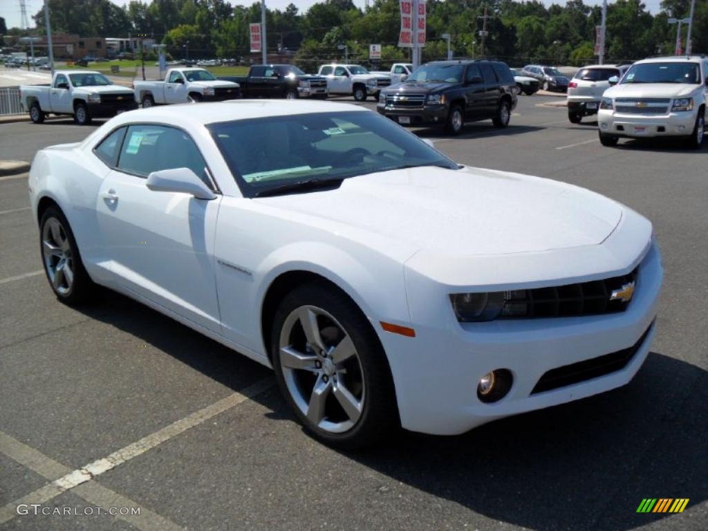 2011 Camaro LT/RS Coupe - Summit White / Beige photo #5