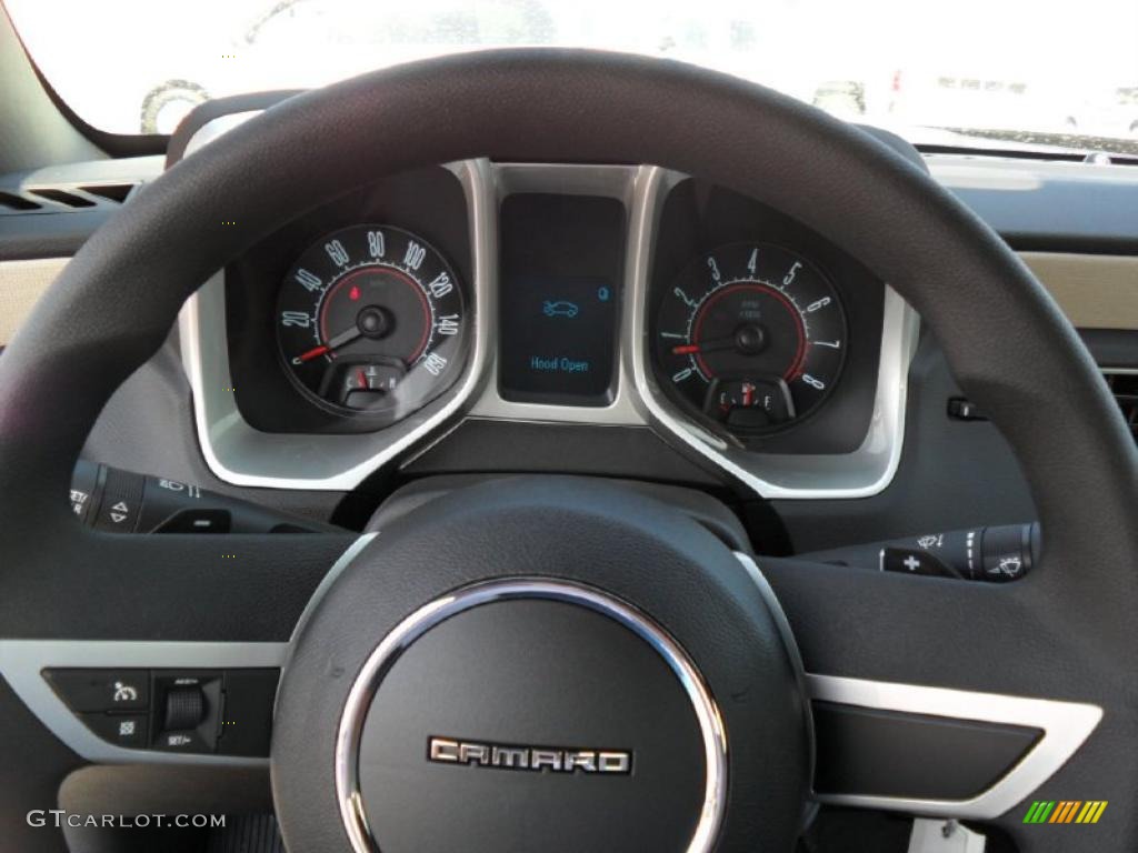 2011 Camaro LT/RS Coupe - Summit White / Beige photo #11