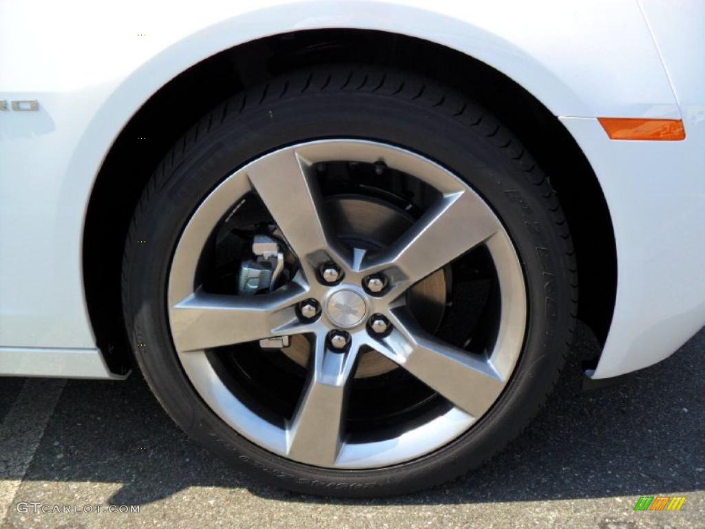 2011 Camaro LT/RS Coupe - Summit White / Beige photo #21