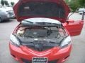 2004 Velocity Red Mazda MAZDA3 s Hatchback  photo #18