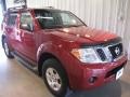 2008 Red Brawn Nissan Pathfinder S 4x4  photo #1