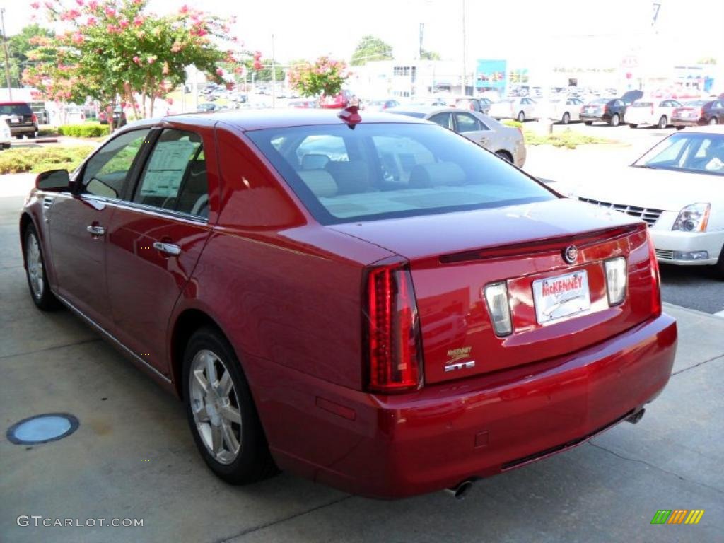 2011 STS V6 Luxury - Crystal Red Tintcoat / Cashmere/Dark Cashmere photo #2