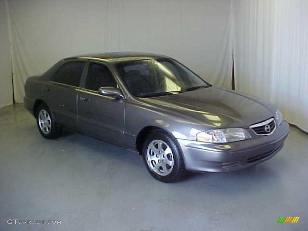 2001 626 LX - Moonlight Gray Metallic / Gray photo #1