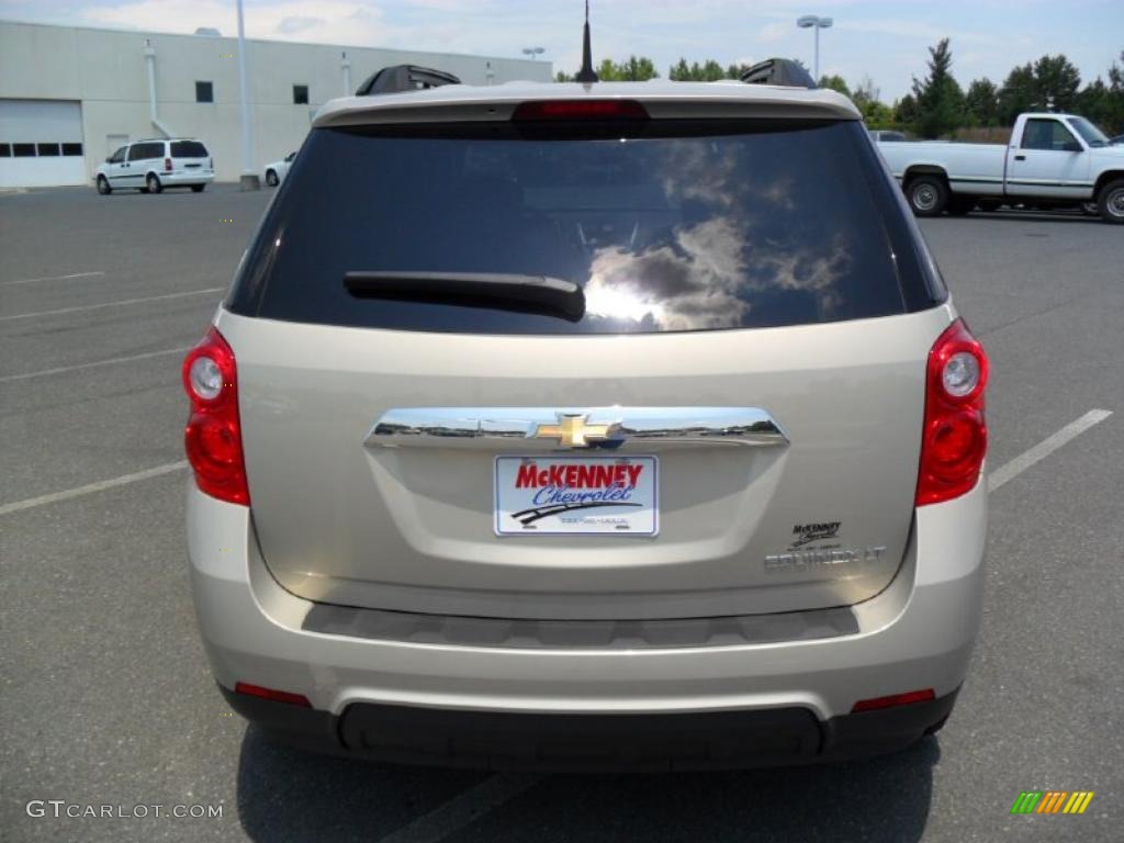 2010 Equinox LT - Gold Mist Metallic / Jet Black photo #3