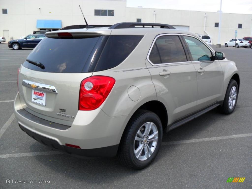 2010 Equinox LT - Gold Mist Metallic / Jet Black photo #4