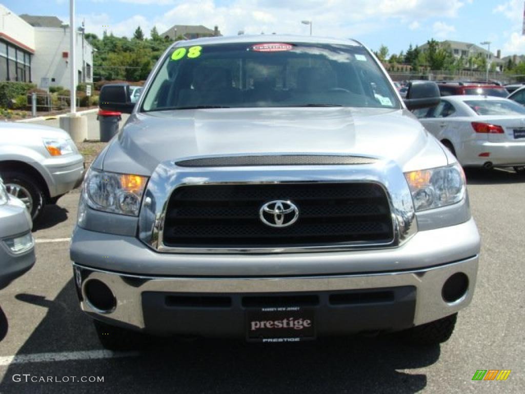 2008 Tundra Double Cab 4x4 - Silver Sky Metallic / Graphite Gray photo #2