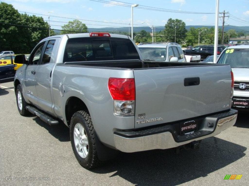 2008 Tundra Double Cab 4x4 - Silver Sky Metallic / Graphite Gray photo #4