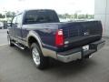 2009 Dark Blue Pearl Metallic Ford F250 Super Duty Lariat Crew Cab 4x4  photo #3