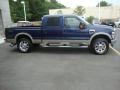 2009 Dark Blue Pearl Metallic Ford F250 Super Duty Lariat Crew Cab 4x4  photo #7