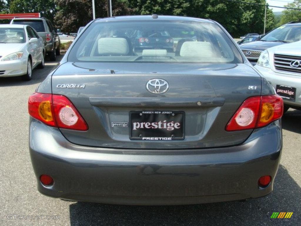 2010 Corolla LE - Magnetic Gray Metallic / Ash photo #5