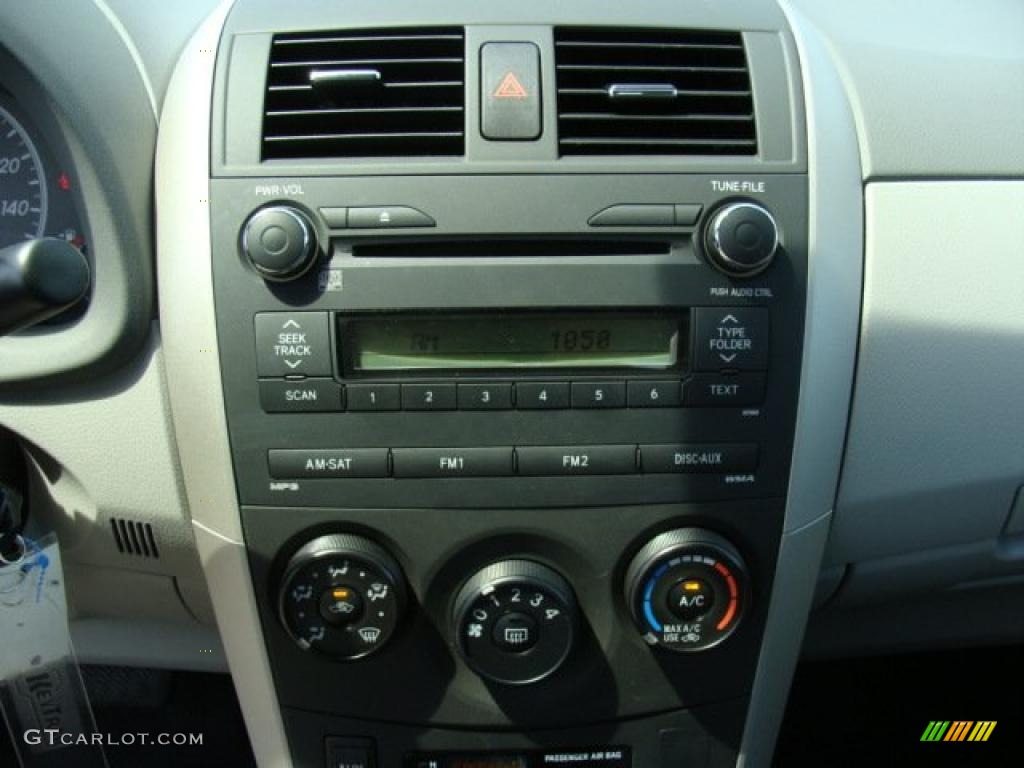 2010 Corolla LE - Magnetic Gray Metallic / Ash photo #11