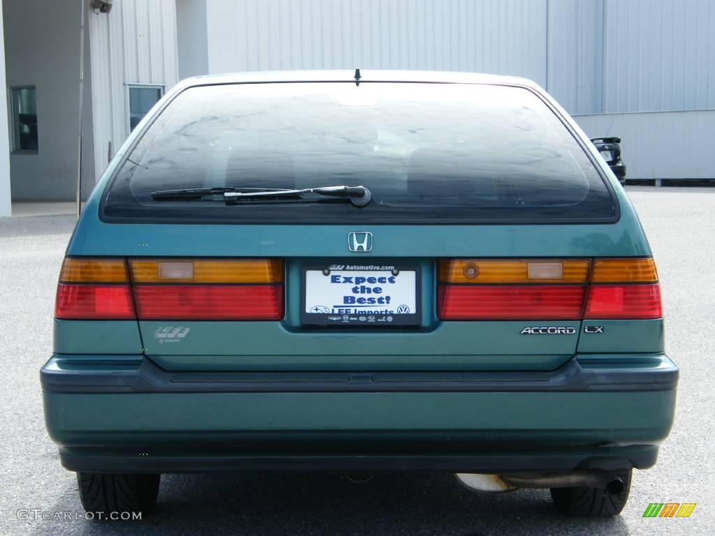 1992 Accord LX Wagon - Arcadia Green Pearl / Beige photo #4