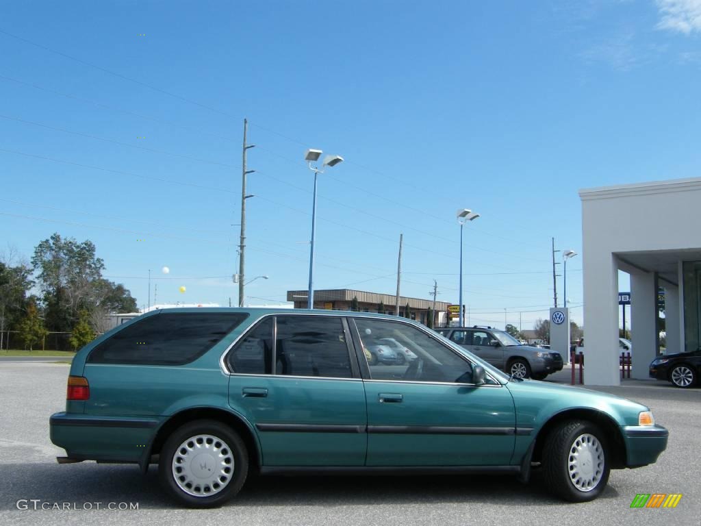 1992 Accord LX Wagon - Arcadia Green Pearl / Beige photo #6