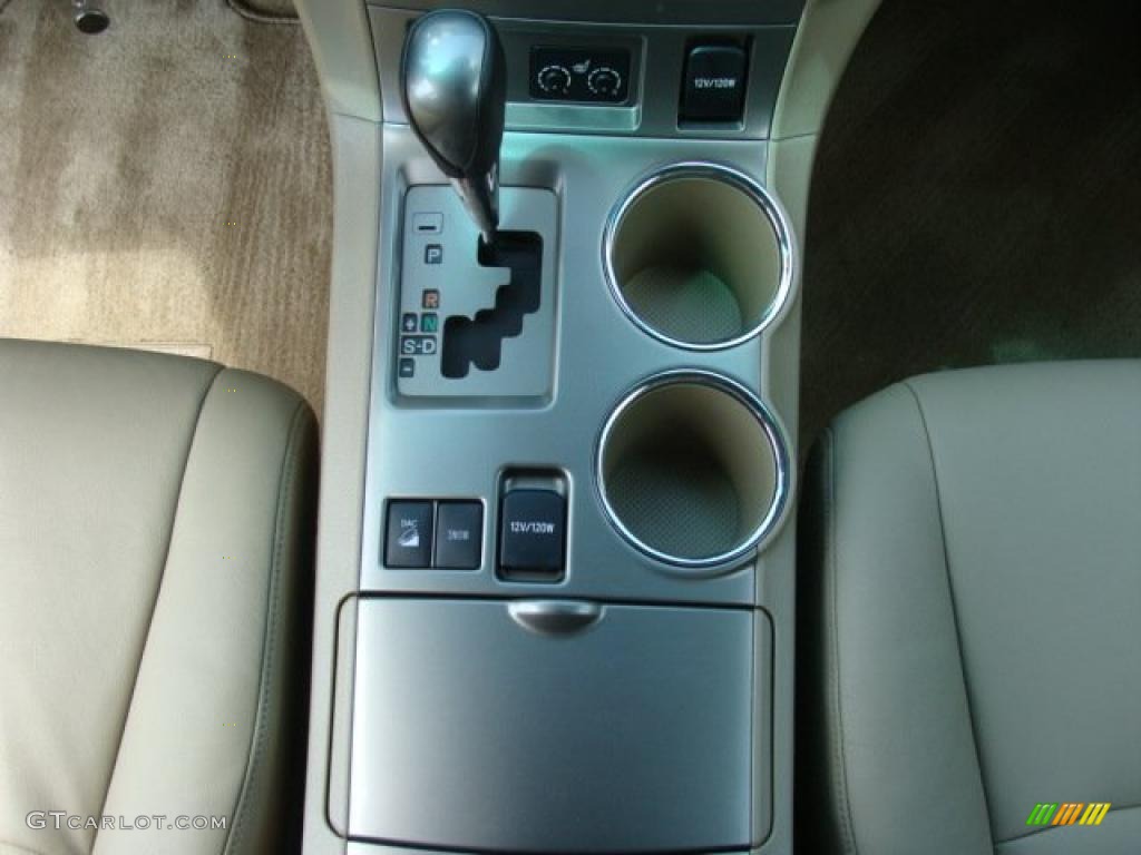 2009 Highlander Sport 4WD - Cypress Green Pearl / Sand Beige photo #12