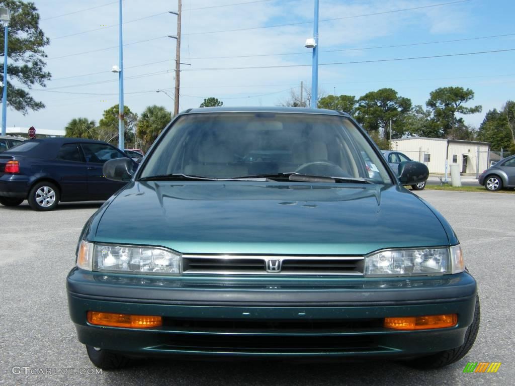 1992 Accord LX Wagon - Arcadia Green Pearl / Beige photo #8