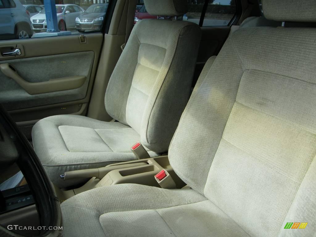 1992 Accord LX Wagon - Arcadia Green Pearl / Beige photo #14